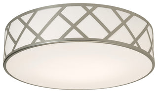 Haven 21'' Flush Mount, Satin Nickel