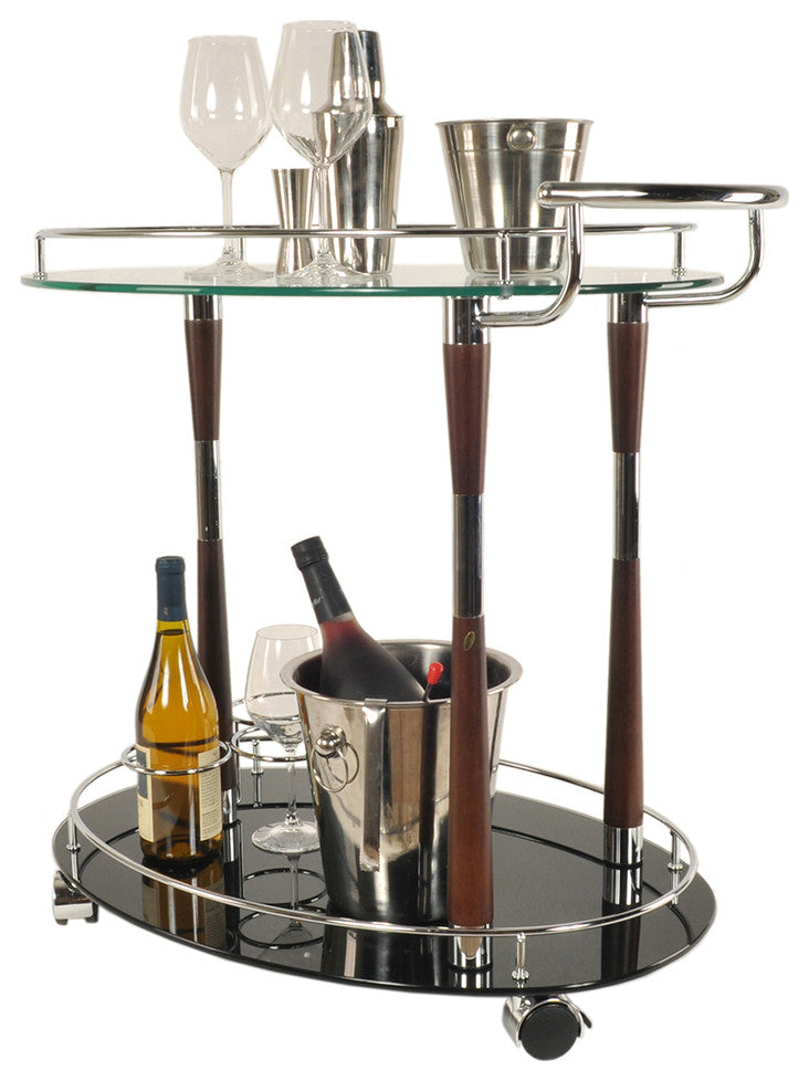 Anne Home Serving Trolley Bar Cart, Serving Cart