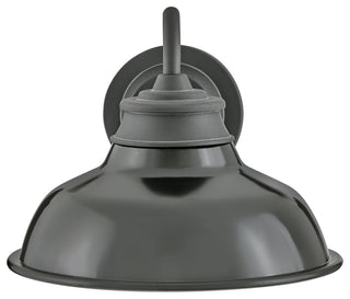 Hinkley Wallace Small Gooseneck Barn Light, Museum Black