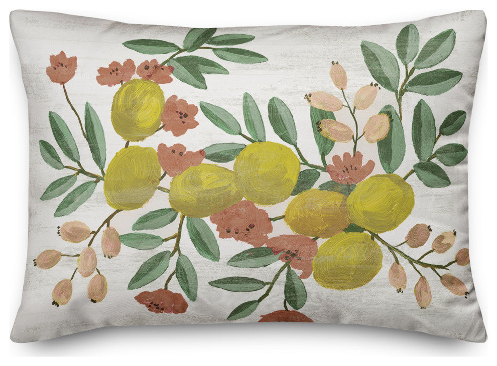 Citrus Botanical 14x20 Spun Poly Pillow