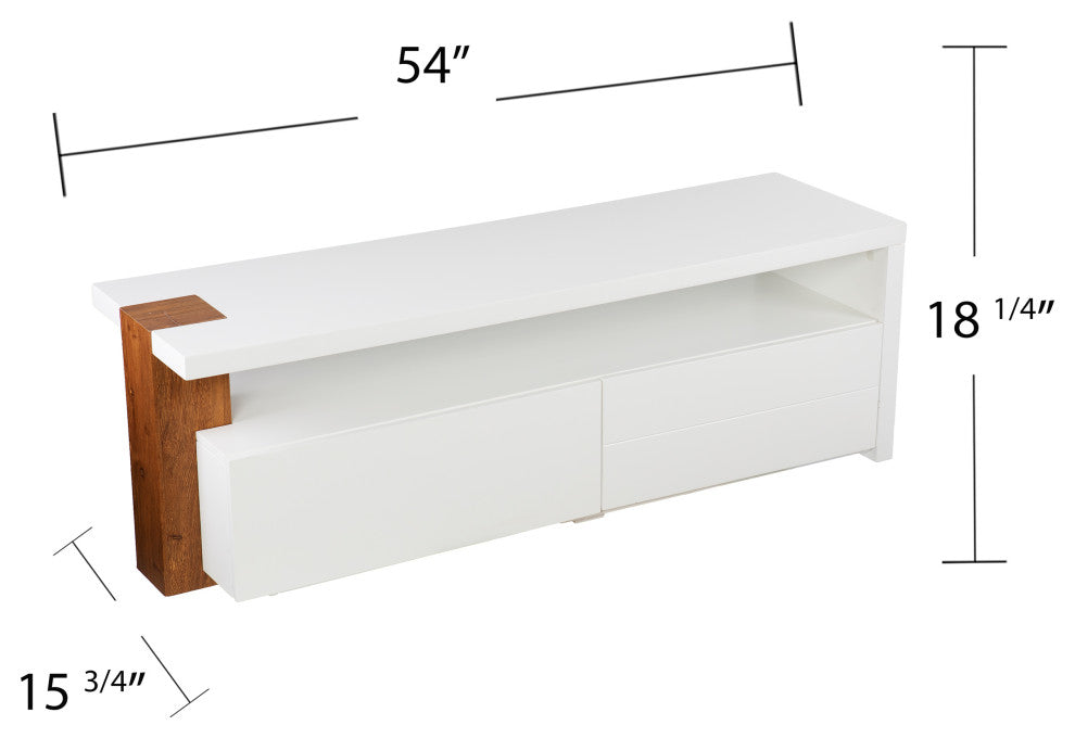 Jimena Contemporary Media Stand With Storage