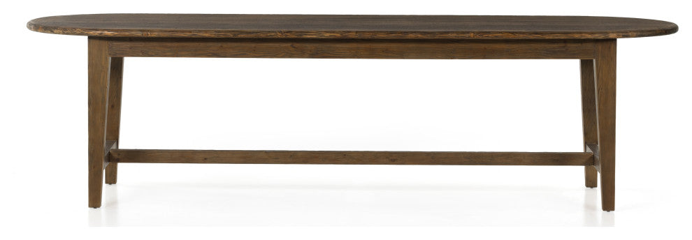 Alfie Dining Table, Waxed Pine, 110"