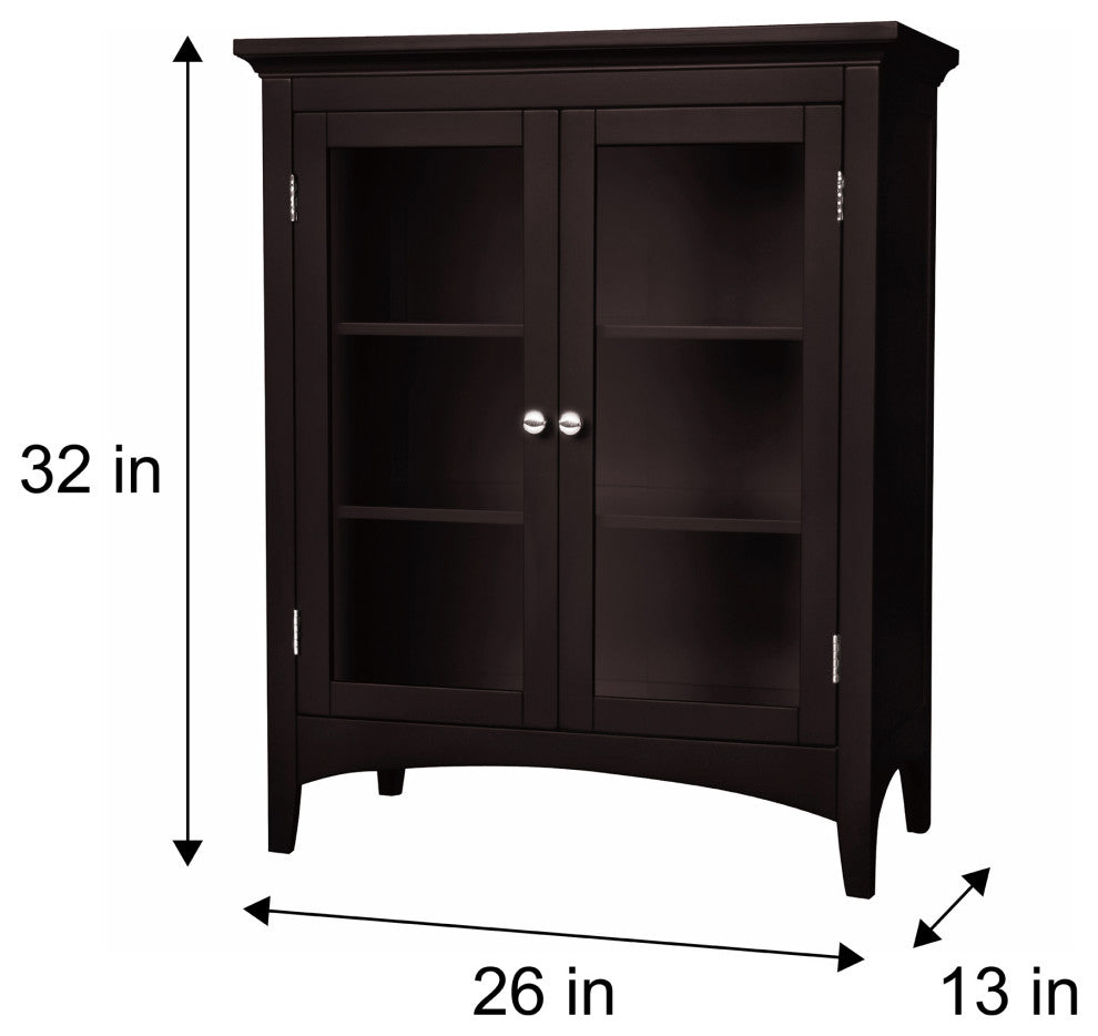 Wooden Floor Cabinet Living Room Storage