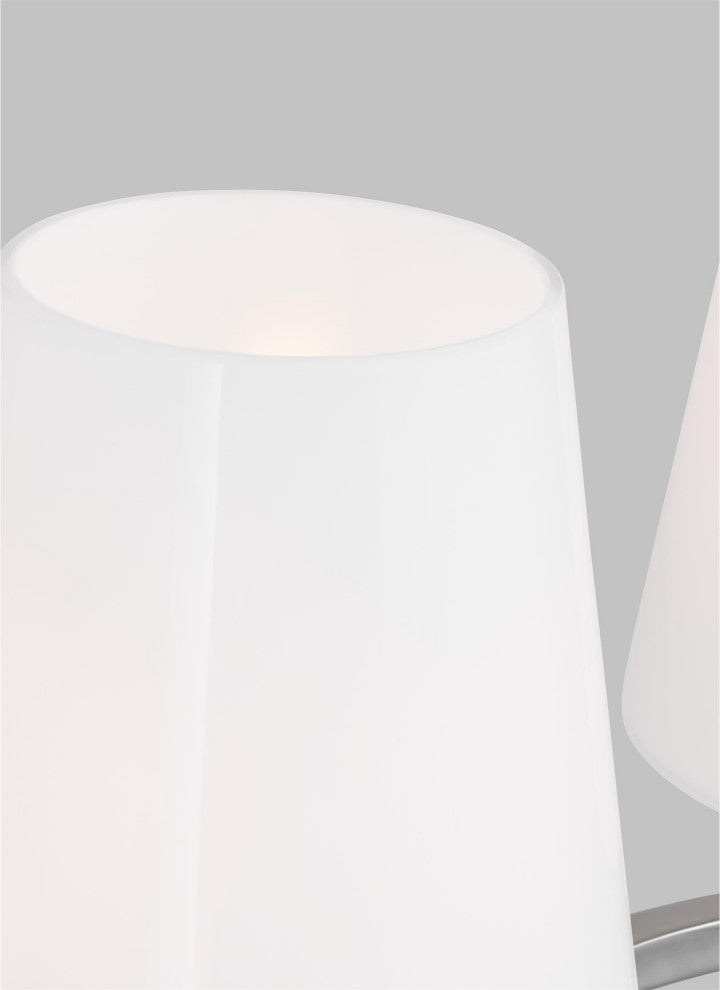 Paisley Three Light Vanity, Polished Nickel