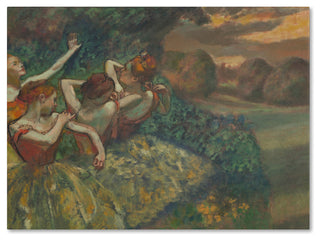 'Four Dancers, 1899' Canvas Art by Edgar Degas