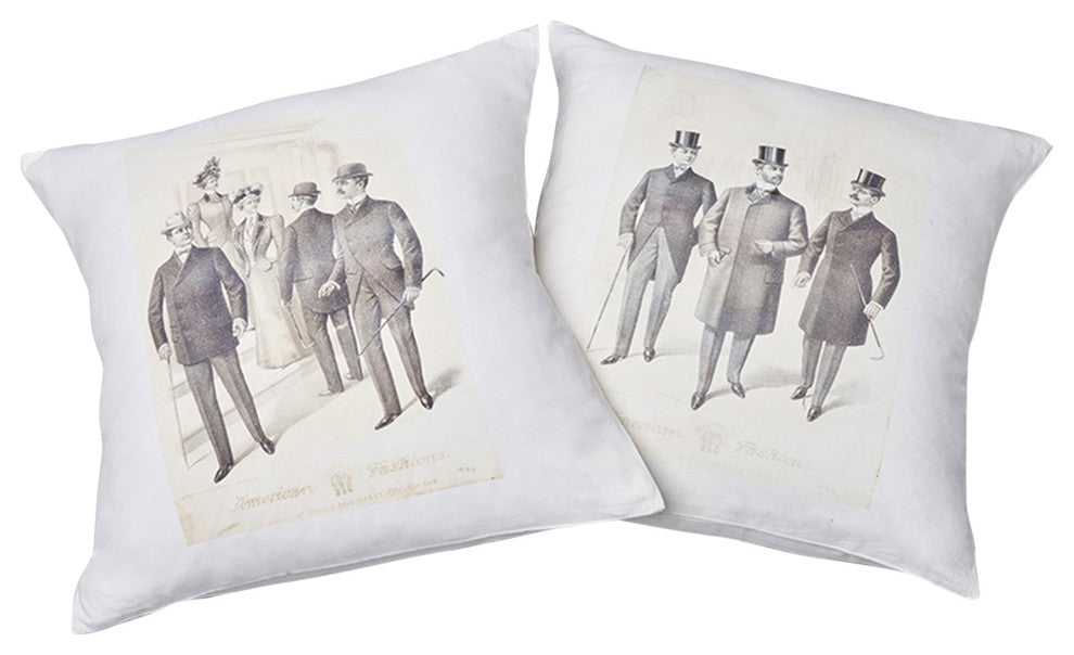 Honorable Men Pillows, Set of 2