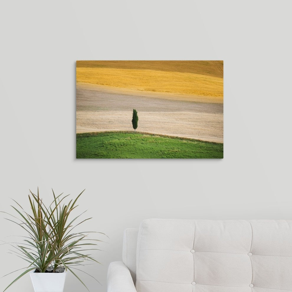 "Tuscany Land" Wrapped Canvas Art Print, 24"x16"x1.5"
