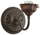 Meyda lighting 20105 5" Wide Mahogany Bronze Wall Sconce Hardware