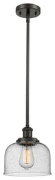 Large Bell 1-Light Pendant, Oil Rubbed Bronze, Seedy
