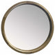 28" Contemporary Mango Wood Frame Wall Mirror