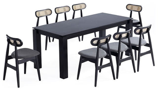 Manhattan Comfort 9-Piece Colbert and Rockaway Dining