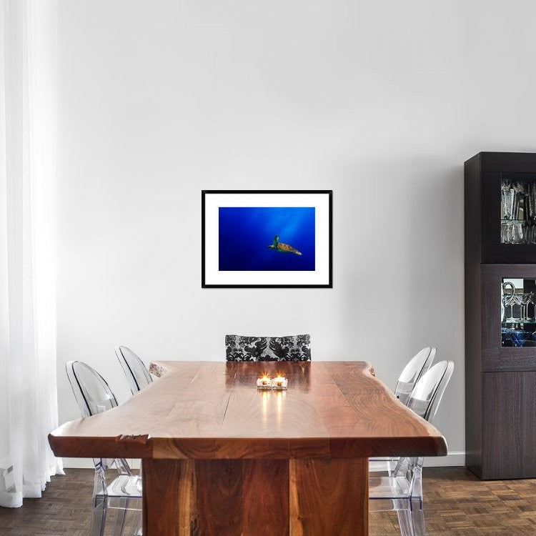 "Flying" Framed Digital Print by Mato P, 30x22"