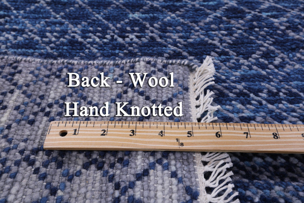 7' 11" X 10' 1" Handmade Savannah Grass Wool Rug - Q13249
