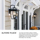 Hinkley Alford Place XL 24" Outdoor Wall Mount Lantern, Museum Black