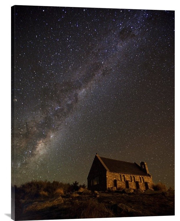 "Church Of The Good Shepherd" Stretched Canvas Giclee by Yan Zhang, 24x32"
