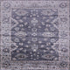 Ahgly Company Indoor Square Mid-Century Modern Area Rugs, 6' Square