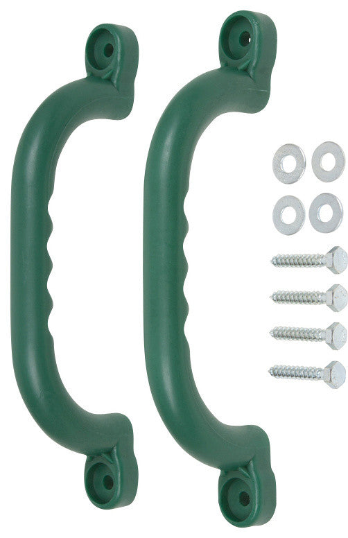 Playground Handles, Set of 2, 10", Green