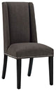 Brown Baron Fabric Dining Chair