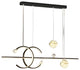 Airolo | Pendant Light In A Nordic Style For Dining Room, Golden, Trichromatic Light