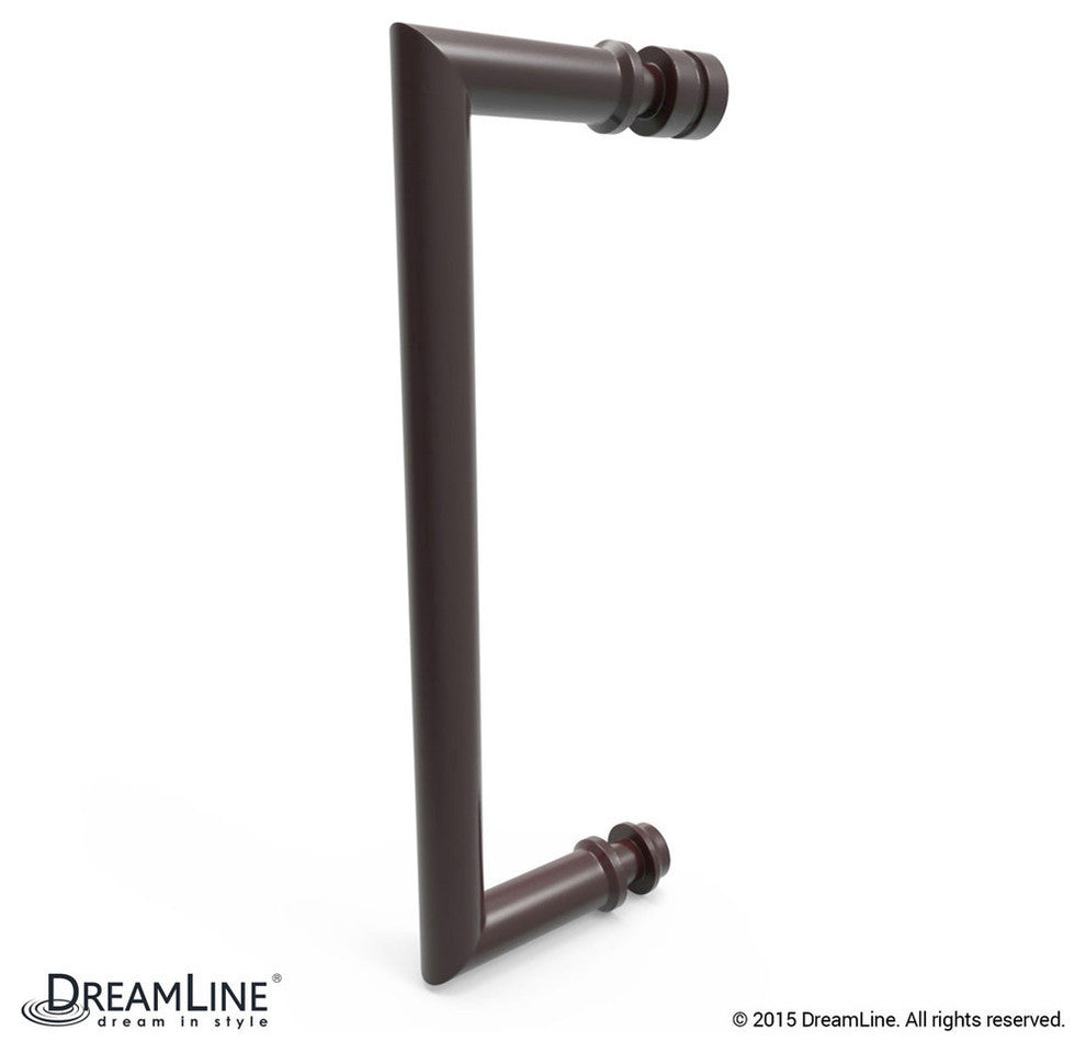 Unidoor Plus 55-1/2"x34-3/8"x72" Shower Enclosure, Oil Rubbed Bronze Finish