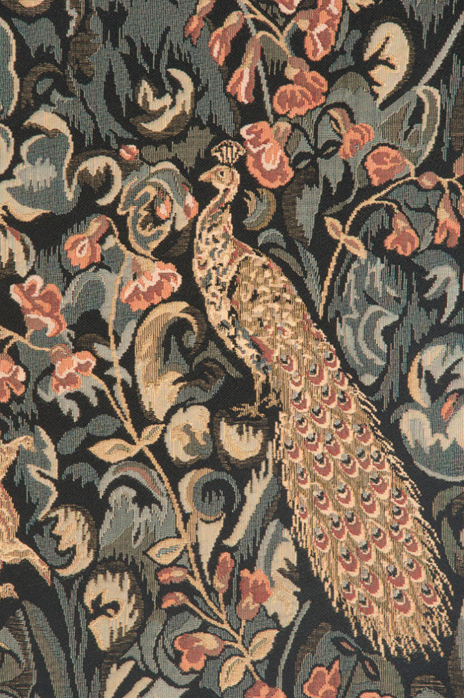Peacock Tawoos, Wall Tapestry, 38"x24"