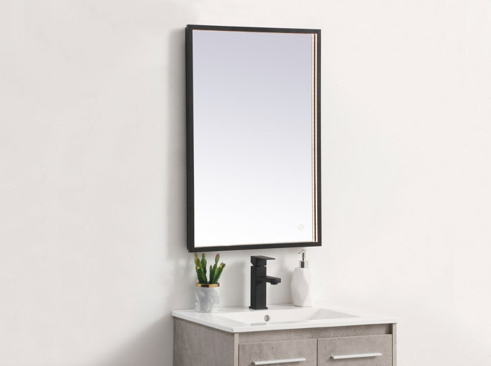 Modern Black Led Mirror