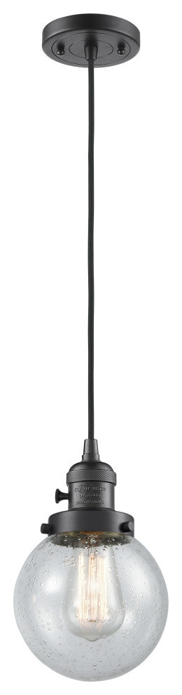 Innovations 201CSW-OB-G204-6-LED 1 Light Pendant, Switch, Oil Rubbed Bronze