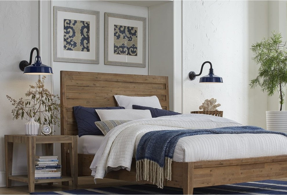 Cedar Springs Collection 1-Light Extra Large Wall Lantern, Navy