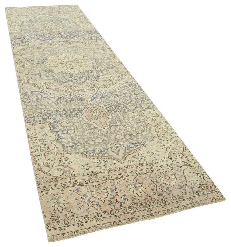 Rug N Carpet - Handmade Turkish 3' 2'' x 11' 4'' One-of-a-Kind Area Rug
