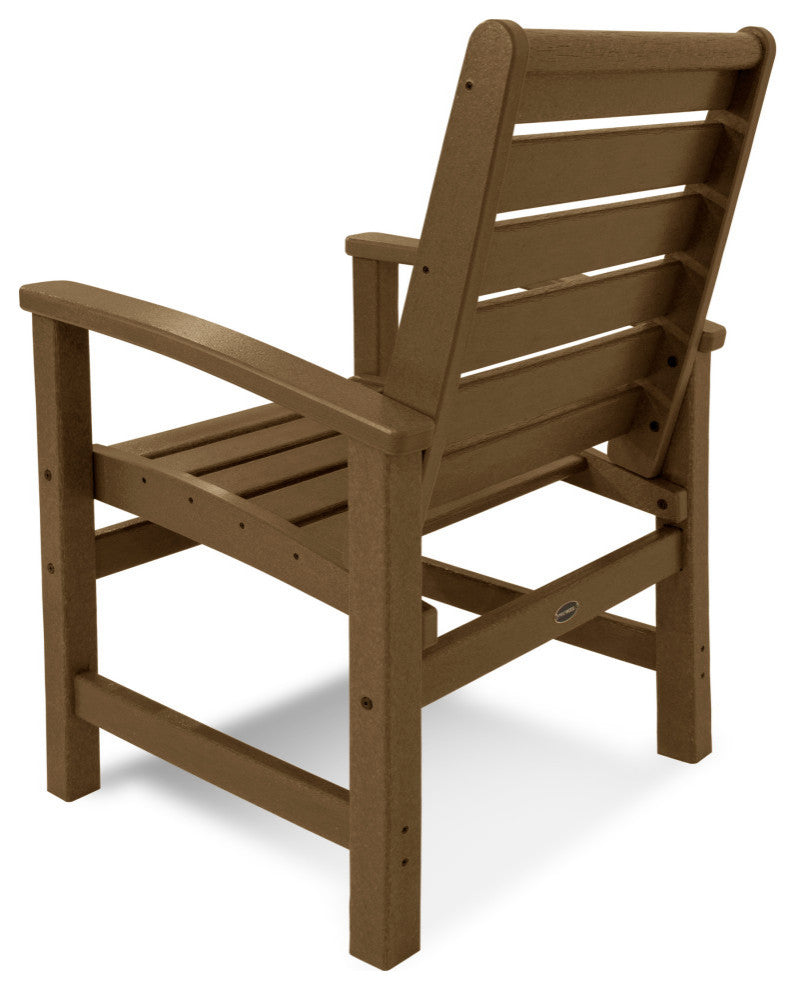 Polywood Signature Dining Chair, Teak