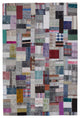 Rug N Carpet - Handmade Turkish 6' 6'' x 9' 10'' Rustic Patchwork Kilim Rug