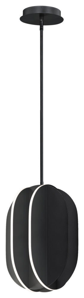 ET2 E21486 Interval 10"W LED Mini Pendant - Black