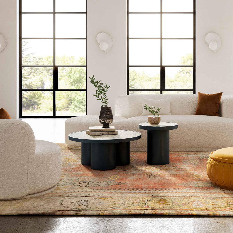Nautilus Mirrored Table, Side Table