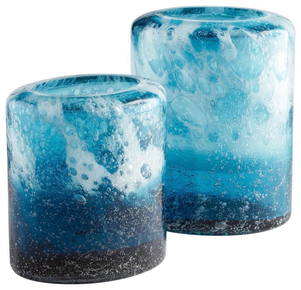 Spruzzo Vase, Blue Small