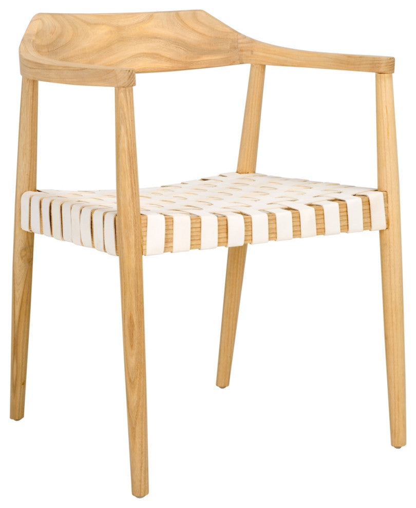 Safavieh Amycus Accent Chair, White/Natural