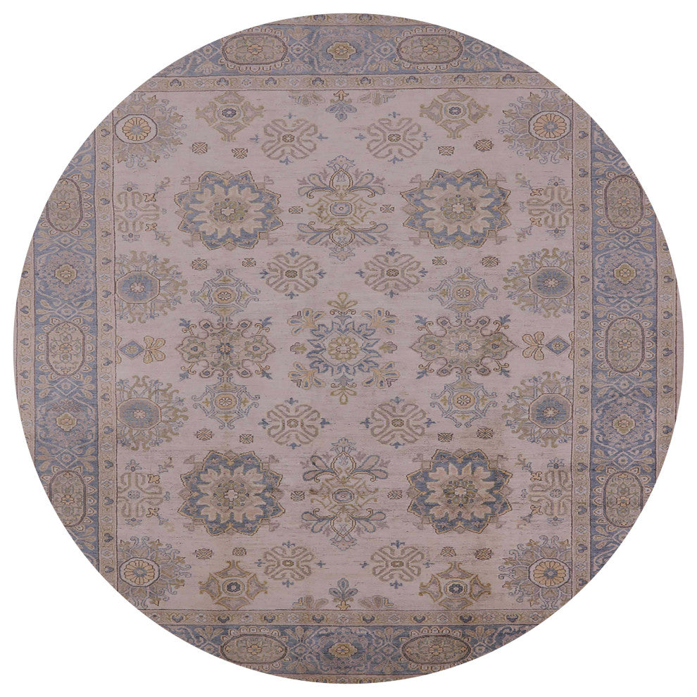 Ahgly Company Indoor Round Mid-Century Modern Area Rugs, 5' Round