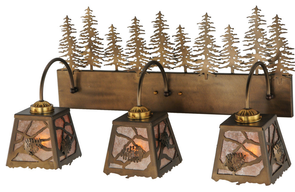 28L Spruce Pine 3 LT Vanity Light