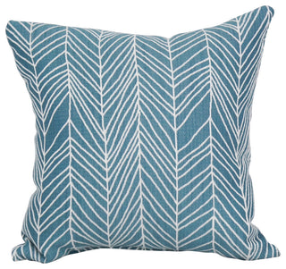 17" Jacquard Throw Pillows With Inserts, Set of 2, Demeter Caspia