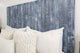 Handcrafted Headboard, Hanger Style, Blue Stonewash, Queen