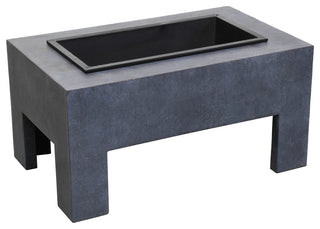 Astella Monolith Fire Basin, Gray Granite