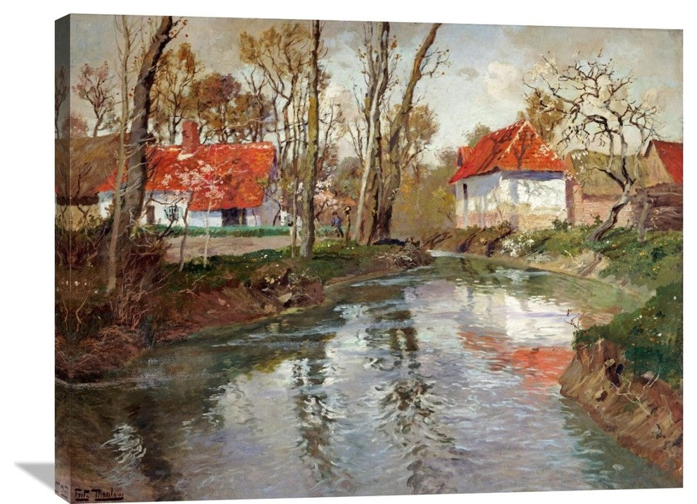"The Dairy at Quimperle" Artwork, 36" x 28"