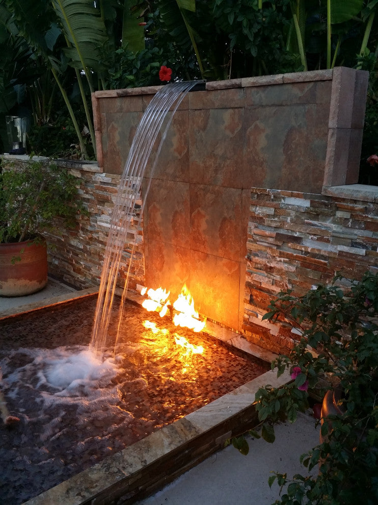 Single Linear Log Lighter Burner 316 Stainless Steel, 24"
