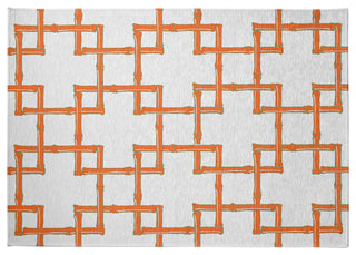 Bamboo Spring Chenille Rug, Blood Orange, 5'x7'