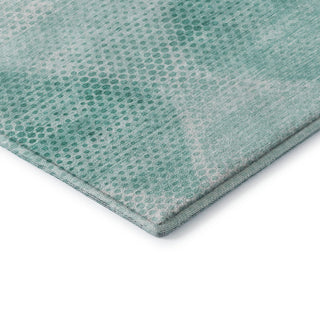 Premium Machine Washable Mayfield AMF539 Teal 5' x 7'6" Rug