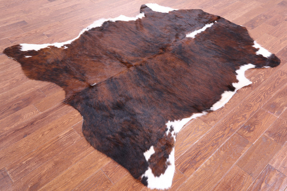 Organic Natural Hair-On Cowhide Area Rug 6' 11" X 6' 5" C1697