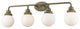 Portsmith 4-Light Raw Brass Vanity