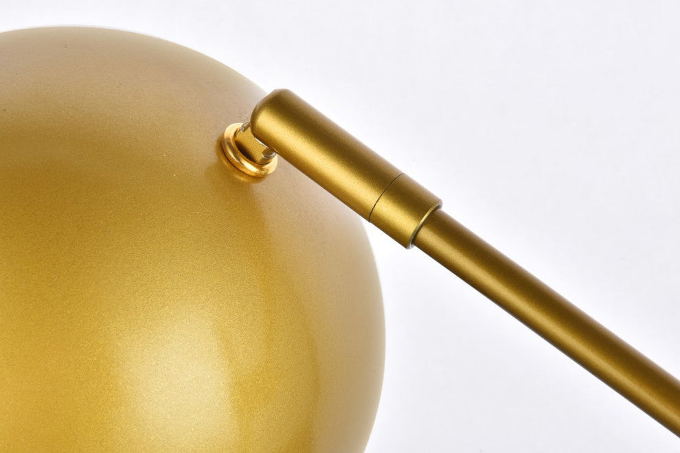 Faith 1-Light Brass Table Lamp