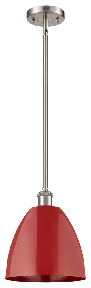 Innovations 516-1S-SN-MBD-9-RD 1 Light Pendant, Brushed Satin Nickel