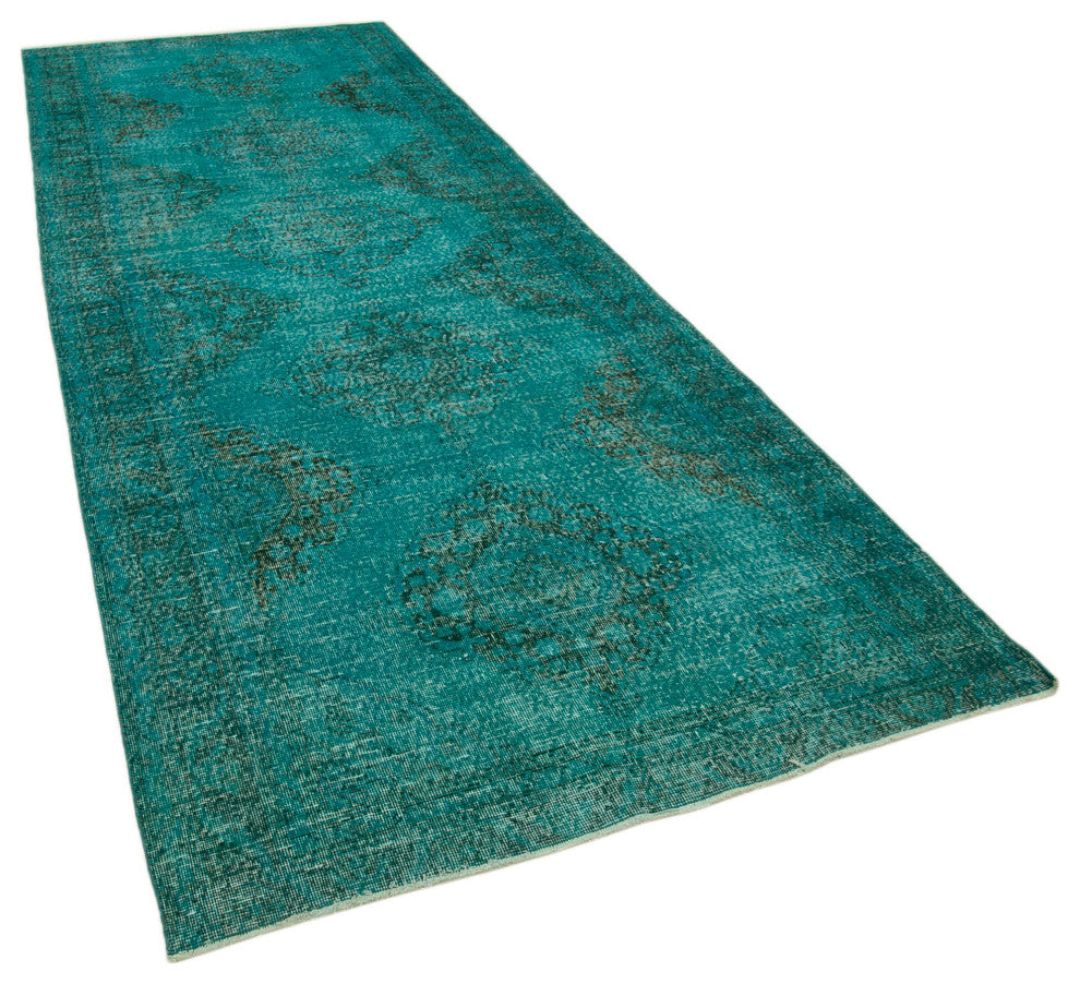 Rug N Carpet - Handmade Anatolian 4' 8" x 12' 10" Antique Runner Rug