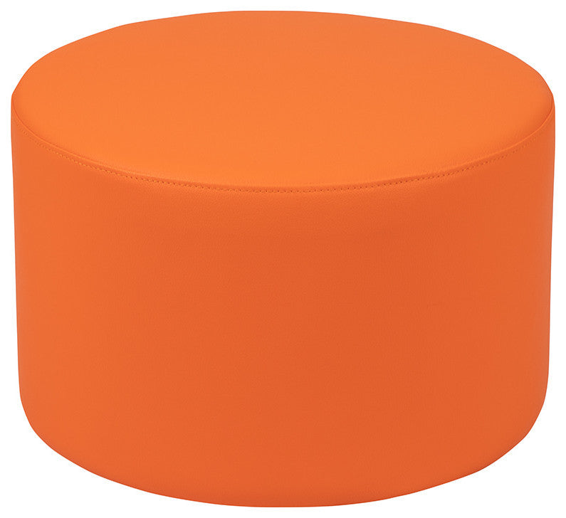 Soft Seating Collaborative Circle, 12" Seat Height , Orange Color
